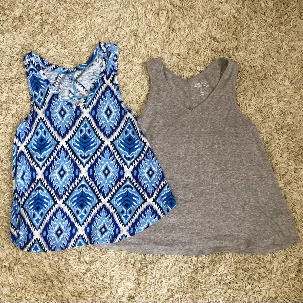Gap • Linen Blend Tank Top Lot